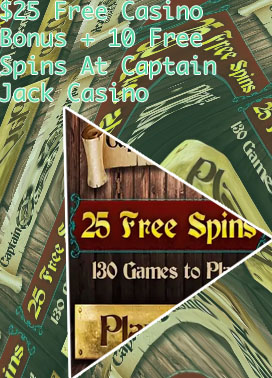 Captain jack online casino bonus codes