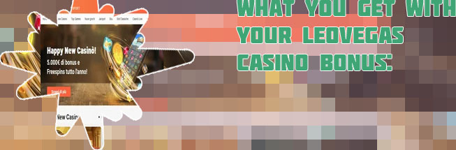 Leo vegas live casino bonus